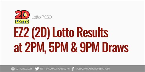 ez2 lotto result summary|PCSO 2D RESULT TODAY, EZ2 Lotto Results at 2PM, 5PM, .